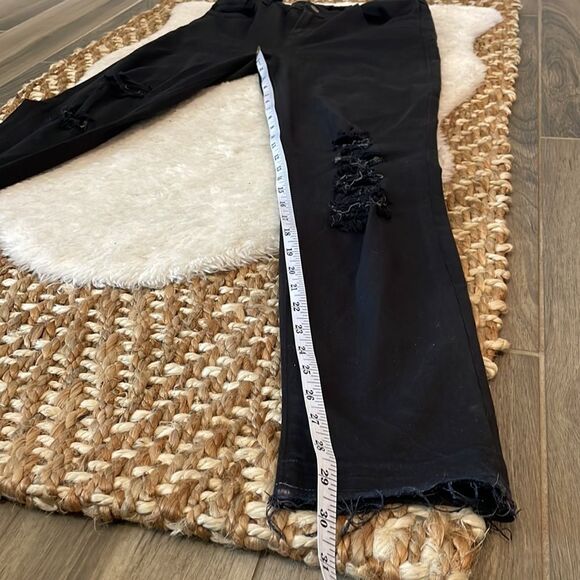 J Brand Alana High Rise Crop Jeans Demented Black - Picture 10 of 13